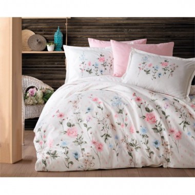 Clasy Tek Kişilik Ranforce Nevresim Takımı Palitra V1