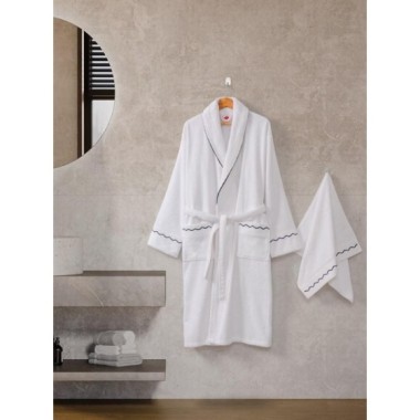 Cotton Box Classic Bornoz Seti Josina M-L Kadın