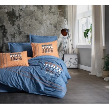 Cotton Box Mood Nakışlı Ranforce Çift Kişilik Nevresim Takımı State Tarçın 8680108071151