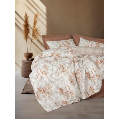 Cotton Box Tek Kişilik Nevresim Takımı Lamina Tarçın 8680108078648