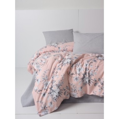 Cotton Box Flanel Nevresim Takımı Çift Kişilik Petit Pudra