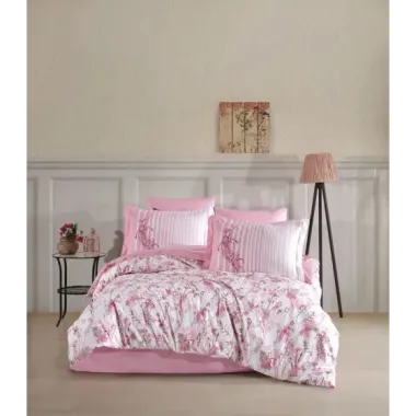 Hobby Çift Kişilik Poplin Nevresim Healing Stones Yakut