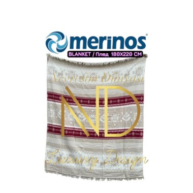 Merinos Reno Çift Kişilik Battaniye