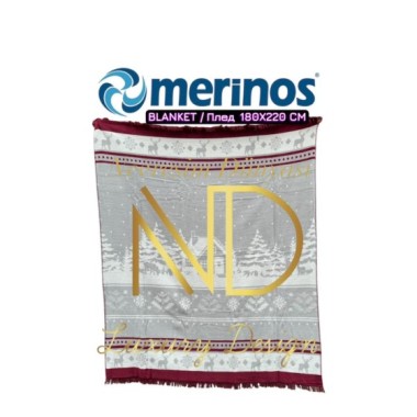 Merinos Copo Çift Kişilik Battaniye
