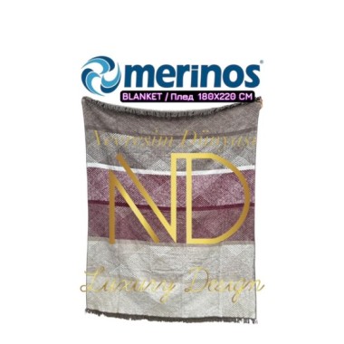 Merinos Akmonia Cakao Çift Kişilik Battaniye