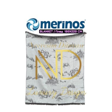 Merinos Monte Çift Kişilik Battaniye