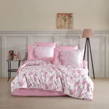 Hobby Tek Kişilik Poplin Nevresim Takımı Healing Stones Yakut