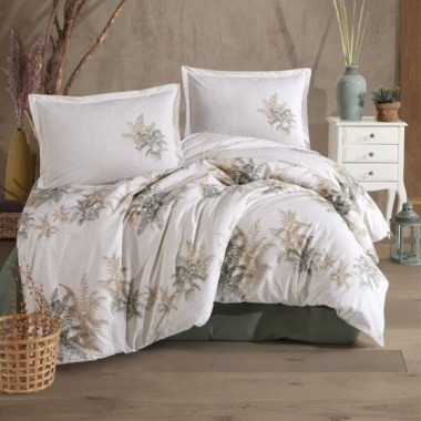 Clasy Tek Kişilik Ranforce Nevresim Takımı Virele V1