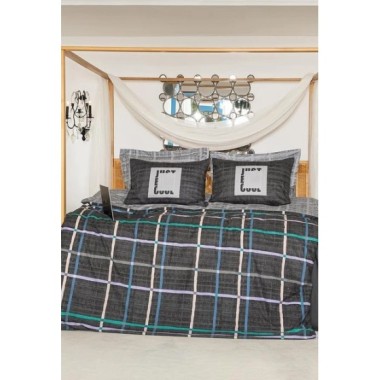 Altınbaşak Creaforce Odesa Gris Çift Kişilik Nevresim Takımı