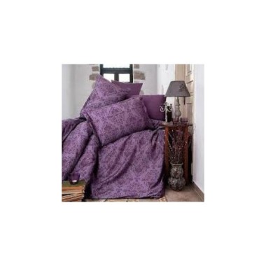 Clasy Tek Kişilik Saten Nevresim Takımı Kavala V2 Mor