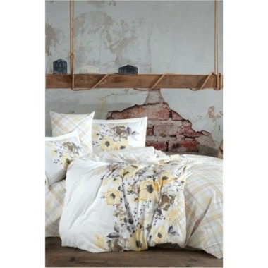 Hobby Kingsize Poplin Nevresim Belinda Sarı