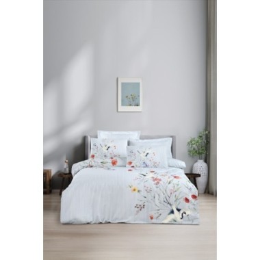 Altınbaşak Creaforce Avila Sky Tek Kişilik Nevresim Takımı