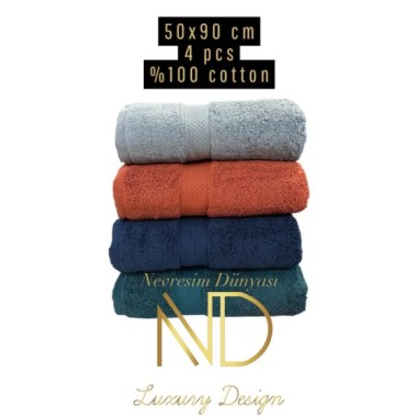 Nevresim Dünyası 50x100 4'lü Havlu Prime 5
