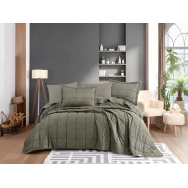 Hobby Ambiance Yatak Örtüsü Yeşil