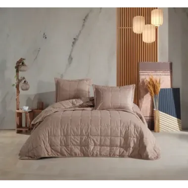 Hobby Ambiance Yatak Örtüsü Kahve