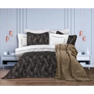 Hobby Trendy Ritim  Çeyiz Seti Antrasit