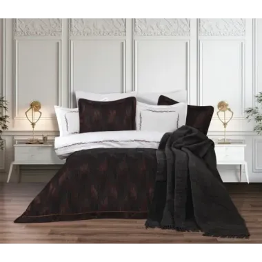 Hobby Trendy Ritim  Çeyiz Seti Kiremit