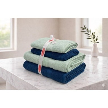 Hobby Hamam Seti Lacivert Su Yeşili