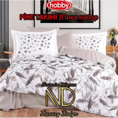 Hobby Poplin Pike Takımı Tek  Kişilik Silva Taş