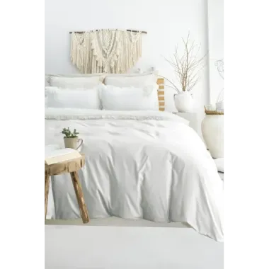 Şaheser Home Collection Nakışlı Çift Kişilik Nevresim Takımı Nova Taş