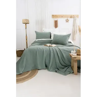 Şaheser Home Collection Yatak Örtüsü Çift Kişilik Julia Yeşil