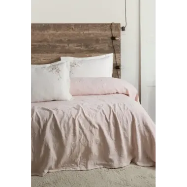 Şaheser Home Collection Yatak Örtüsü Seti Çift Kişilik Derek Pudra