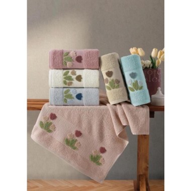 Hobby Emily Style 2 6lı Havlu 50x90 Asorti