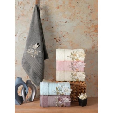 Hobby Velan Style 1 6lı Havlu 50x90 Asorti