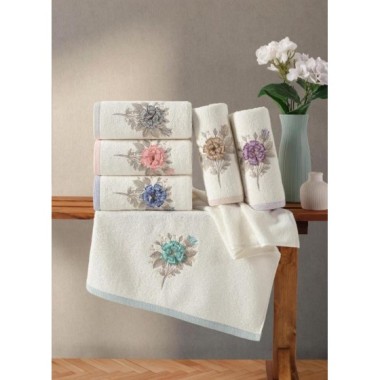 Hobby Ophelia Style 1  6lı Havlu 50x90 Asorti