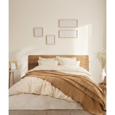 Şaheser Home Collection  Çift Kişilik Pikeli Dijital Baskılı Nevresim Takımı Marvin Hardal