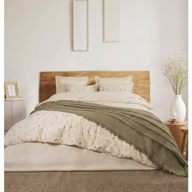 Şaheser Home Collection  Çift Kişilik Pikeli Dijital Baskılı Nevresim Takımı Marvin Haki
