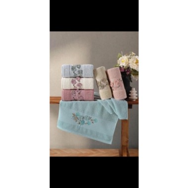 Hobby Emily Style 3  6lı Havlu 50x90 Asorti