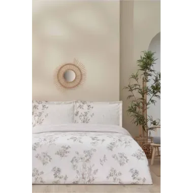 Özdilek Çift Kişilik Ranforce Nevresim Takımı Fiolett Yeşil