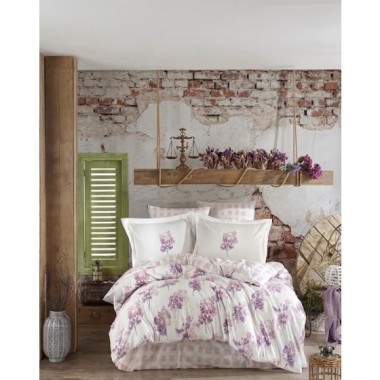 Hobby Kingsize Poplin Nevresim Trella Gülkurusu