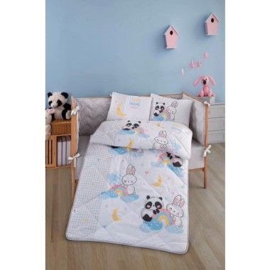 Clasy Bebek Uyku Seti Best Friends Gri