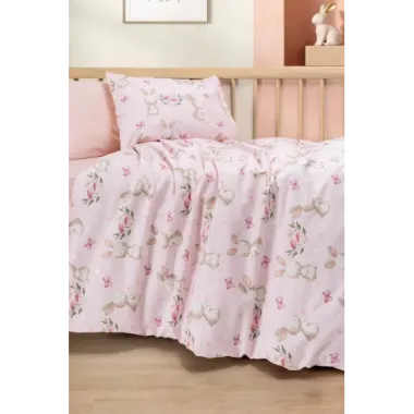 Cotton Box Bebek Nevresim Takımı Mopsy Somon