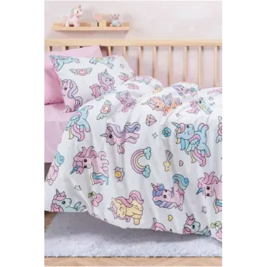 Cotton Box Bebek Nevresim Takımı Sparky Pembe