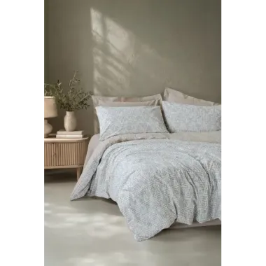 Cotton Box Minimal Tek Kişilik Nevresim Takımı Loom Bej