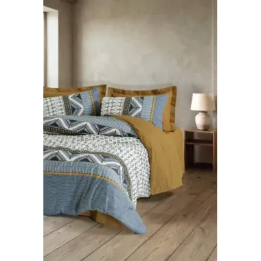 Cotton Box Toprak  Tek Kişilik Nevresim Takımı Rawa Hardal