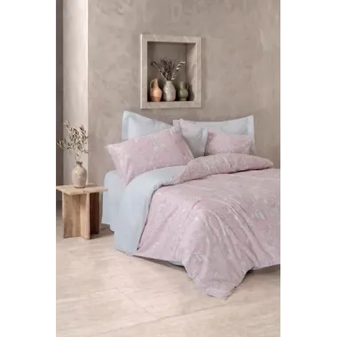 Cotton Box  Saten Nevresim Takımı Çift Kişilik Hollis Gri